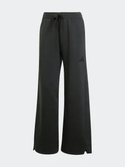 adidas ALL SZN Fleece Loose Wide Leg Trousers Black Discount