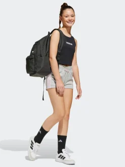 adidas Black Chrome Classic 3 Bar Logo Backpack Online