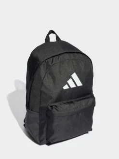 adidas Black Chrome Classic 3 Bar Logo Backpack Online