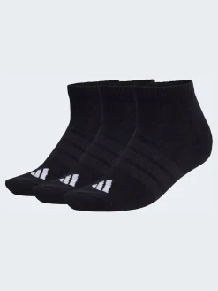 adidas Cushioned Essentials Low Cut Socks 3 Pair Pack Black Best