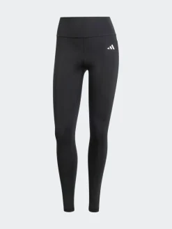 adidas Black Optime Essentials Stash Pocket Full Length Leggings Clearance