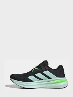 adidas Black/Green Galaxy 7 Trainers