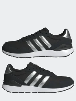 adidas Black/Silver RUN 60s 4.0 Trainers