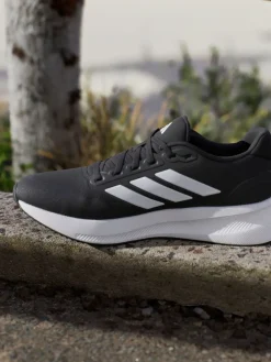 adidas Black/White Grand Court Trainers Hot