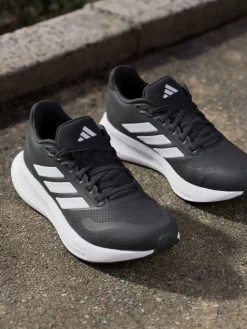 adidas Black/White Grand Court Trainers Hot