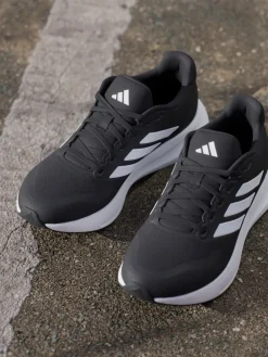 adidas Black/White Grand Court Trainers Hot