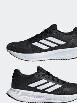 adidas Black/White Grand Court Trainers Hot