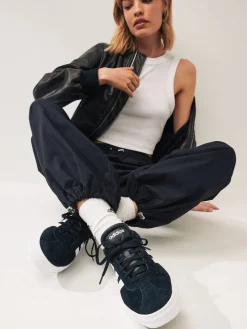 adidas Black/White VL Court Bold Trainers Outlet