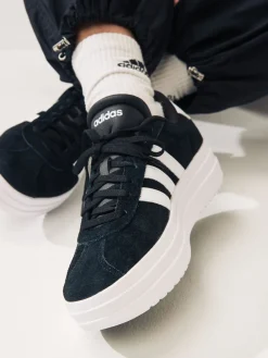 adidas Black/White VL Court Bold Trainers Outlet