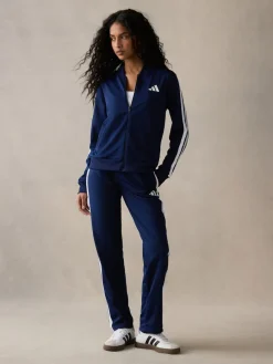 adidas Blue Essentials 3-Stripes Tracksuit Online
