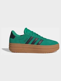 adidas Green/Black VL Court Bold Trainers Online