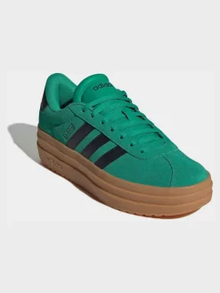 adidas Green/Black VL Court Bold Trainers Online