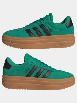 adidas Green/Black VL Court Bold Trainers Online