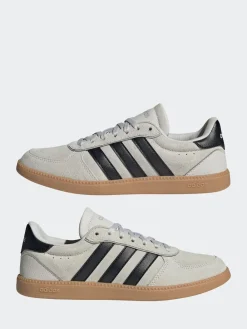 adidas Grey / Black Breaknet Sleek Trainers New