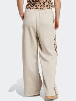 adidas Animal Print 3-StripesOpen Hem Joggers Grey Best