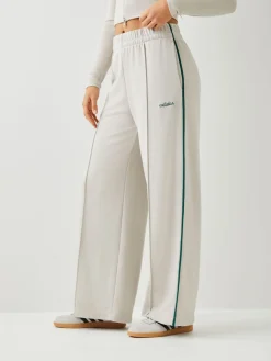 adidas Colourpop Wide Leg Trousers Grey/Green Best