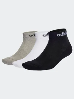 adidas Linear Ankle Cushioned Socks 3 Pack Multi Online