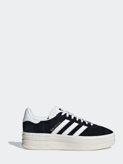 adidas originals Black Dark Gazelle Bold W Trainers New