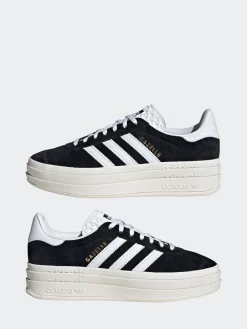 adidas originals Black Dark Gazelle Bold W Trainers New