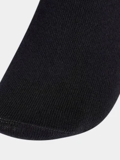 adidas originals Black/Red Crew 3-Stripes Crew Socks 3 Pairs