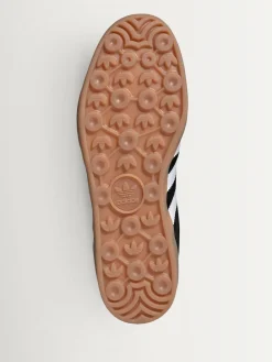 adidas originals Black/White Gazelle Indoor Trainers Hot