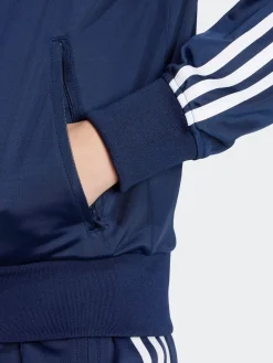 adidas originals Firebird Classic Loose Jacket Blue Hot