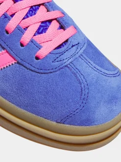 adidas originals Blue/Pink Gazelle Bold W Trainers Sale