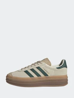 adidas originals Brown/Green Gazelle Bold W Trainers Clearance