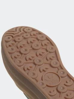 adidas originals Brown/Green Gazelle Bold W Trainers Clearance