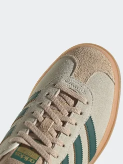 adidas originals Brown/Green Gazelle Bold W Trainers Clearance