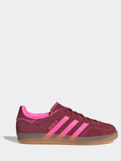 adidas originals Red/Pink Gazelle Indoor Trainers Outlet