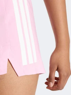 adidas Hyperglam 3-Stripes Woven Shorts Pink Clearance