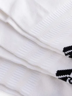 adidas Cushioned Low Cut Socks 3 Pack White Hot