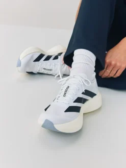 adidas White/Black Adizero Evo Sl Running Trainers Outlet