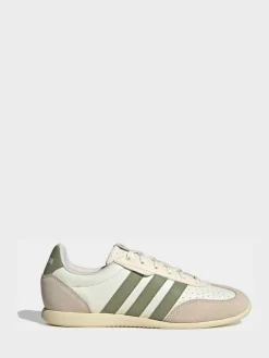 adidas White/Green Barreda Lo Trainers Outlet