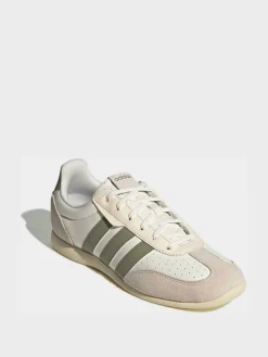 adidas White/Green Barreda Lo Trainers Outlet