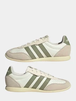 adidas White/Green Barreda Lo Trainers Outlet