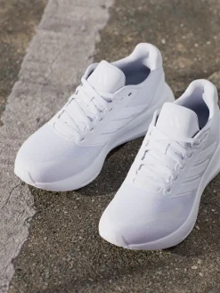 adidas White/Grey Grand Court Trainers