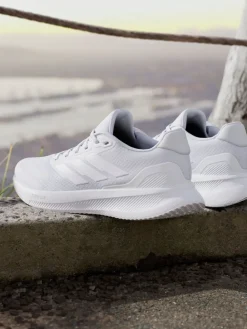 adidas White/Grey Grand Court Trainers