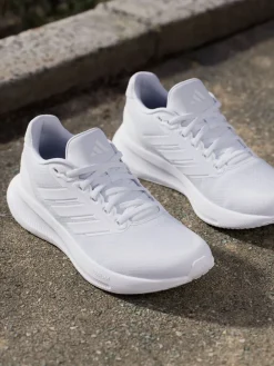 adidas White/Grey Grand Court Trainers