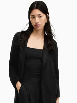 All Saints AllSaints Black Aleida Blazer New