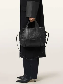 All Saints AllSaints Ares G Compact Cross-Body Bag Black Clearance