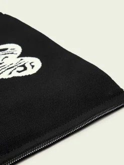 All Saints AllSaints Izzy Heart Clutch Black New