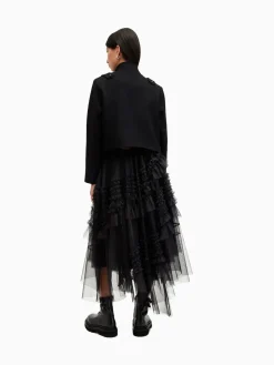 All Saints AllSaints Jen Tulle Skirt Black Online