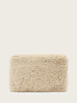 All Saints AllSaints Cream Bettina Song Clutch New