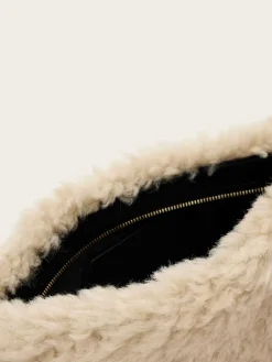 All Saints AllSaints Cream Bettina Song Clutch New