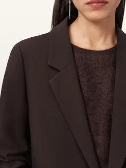 All Saints AllSaints Red Aleida Tri Blazer Outlet