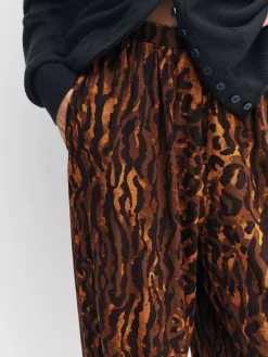 Next Jersey Harem Joggers Animal Print New