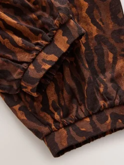 Next Jersey Harem Joggers Animal Print New