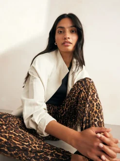 Next Jersey Joggers Animal Print Online